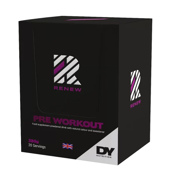 Renew Pre-Workout, 280g Box, 20 Sachets/Servings - Image 4